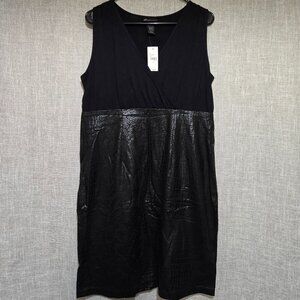 Lane Bryant Plus Size Faux Snake Skin Shift Dress Size 1X / XL